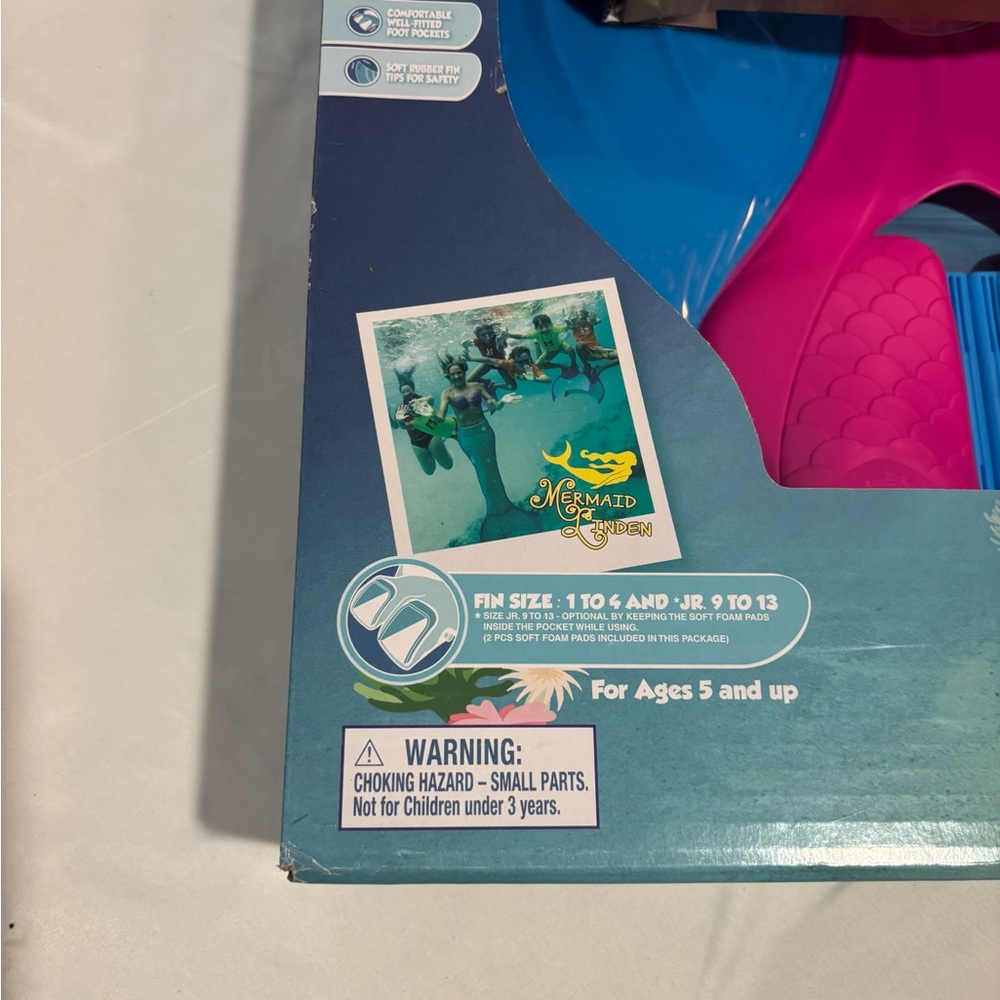 Body Glove Mermaid Monofin and Mask NIB - Picture 2 of 11